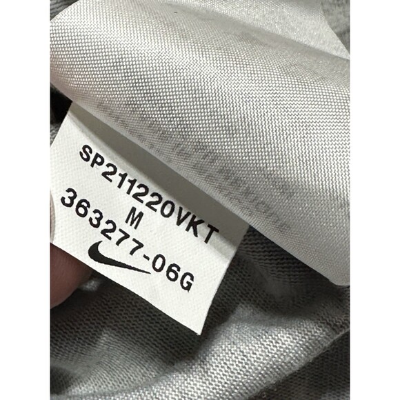 Milwaukee Bucks Nike Tee Shirt Dri-Fit NBA Basketball Hoop Logo Gray Size Medium - Picture 8 of 9